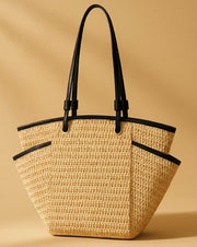 The Riviera Premium Straw Tote